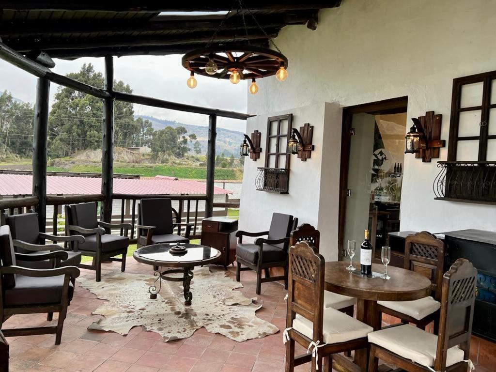 Hacienda Santa Ana Lodging Guamote ภายนอก รูปภาพ